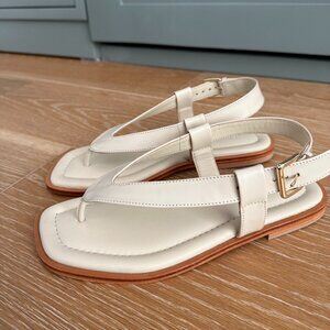 A.EMERY Annushka Leather Sandals, size 36, NWT, ivory — SOLD OUT